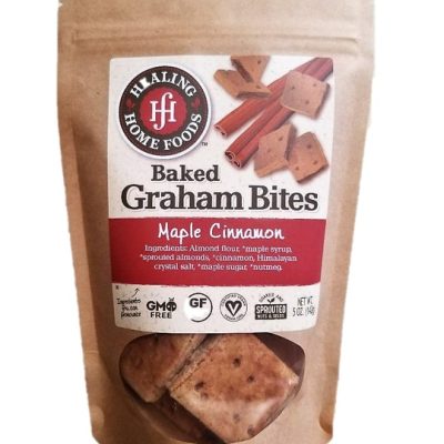 Healing Home Foods Baked Graham Bites- Maple Cinnamon